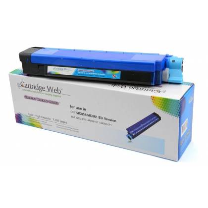 Toner Cartridge Web Cyan Oki MC851 zamiennik 44059167