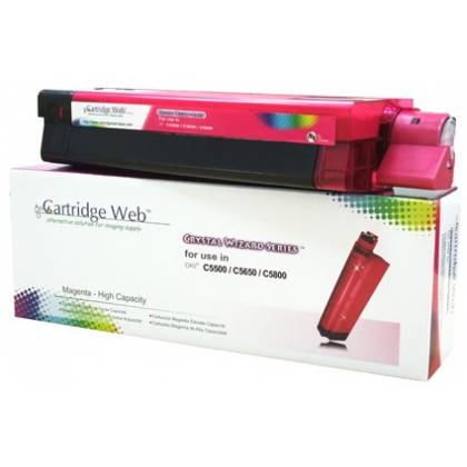 Toner Cartridge Web Magenta OKI C5650 zamiennik 43872306