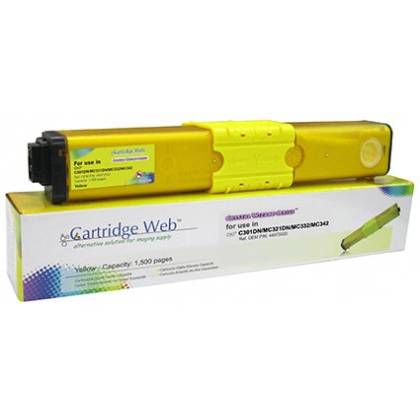 Toner Cartridge Web Yellow OKI C301 zamiennik 44973533