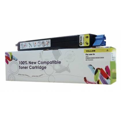 Toner Cartridge Web Yellow OKI C9600/C9800 zamiennik 42918913