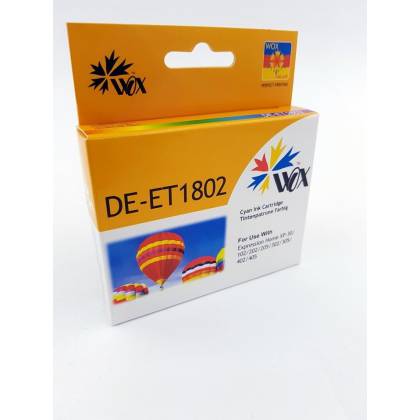 Tusz Wox Cyan EPSON T1802 zamiennik C13T18024010