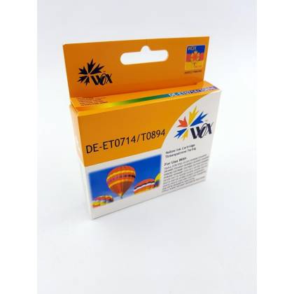 Tusz Wox Yellow EPSON T0714  (T0894) zamiennik C13T07144011