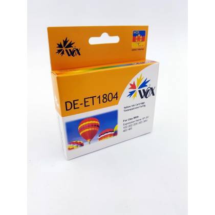 Tusz Wox Yellow EPSON T1804 zamiennik C13T18044010