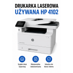 Drukarka laserowa Urządzenie HP LaserJet Pro 4102fdn MFP (2Z623F), JAK NOWA , Niski przebieg