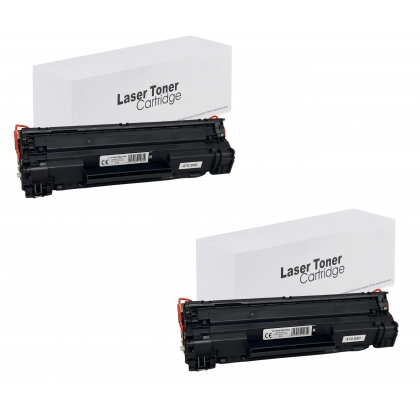 2X Toner zamiennik kompatybiny z  HP P1102 M1132 M1212 M1217 HP85A CE285A