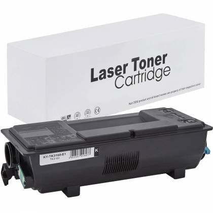 Toner Czarny Kyocera TK3160 zamiennik TK-3160 (z pojemnikiem na zużyty toner WASTE BOX) WBOX