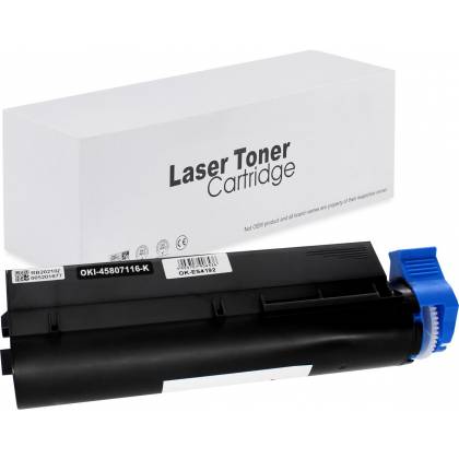 Toner  Czarny OKI ES4132 zamiennik 45807116 WBOX