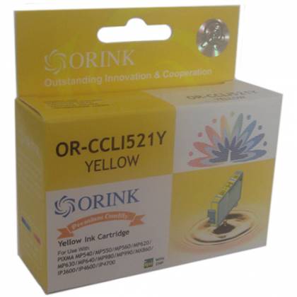 Wkład zamienny do CANON CLI 521Y ORINK