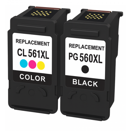 2X Tusz do CANON PG560 CL561 XL PIXMA TS5350 TS5350a TS5351 TS7450